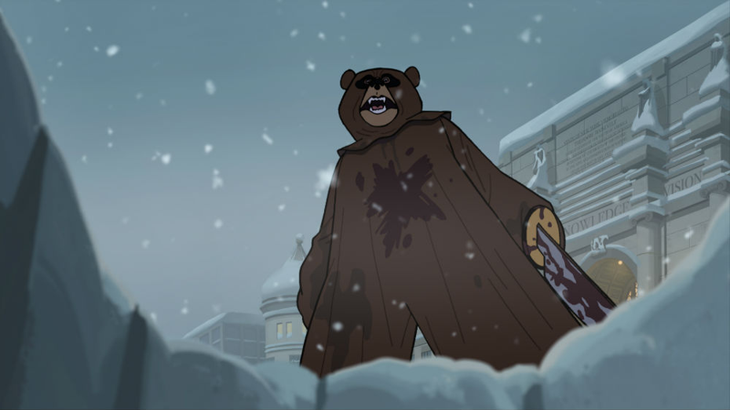Not all heroes wear capes...some are SCARE BEAR.